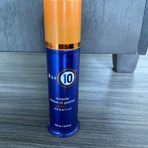 It’s a 19 miracle leave in product plus keratin